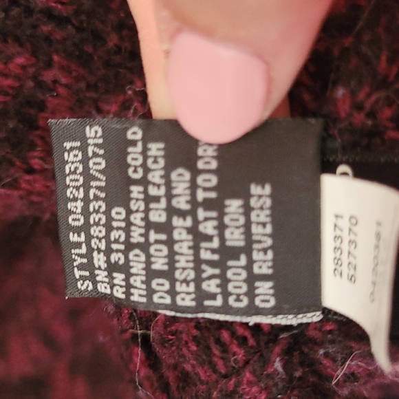 Ab Studio Women's Maroon Sweater | Size Large - Picture 4 of 4